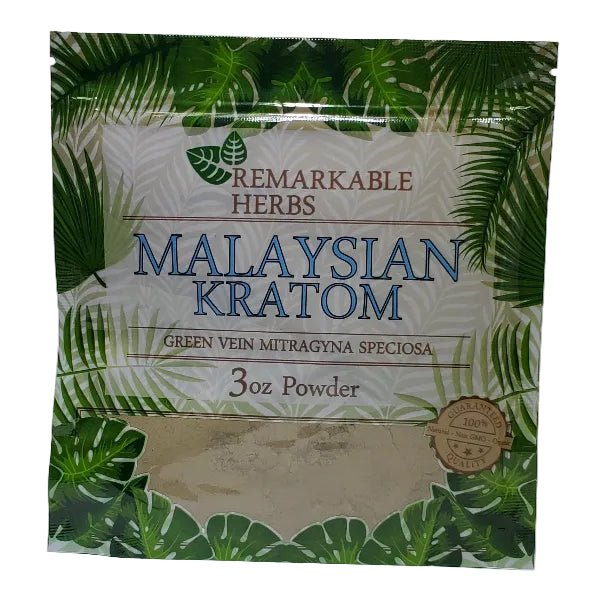 Remarkable Herbs Malaysian 3oz powder in a bag at NuWave Botanicals