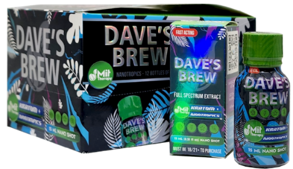 Mit Therapy Daveβs Brew Nano Kratom + Nootropics Shot 100mg