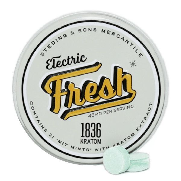 Electric Fresh 45mg MIT Mint – 1836 Kratom | Adults Only