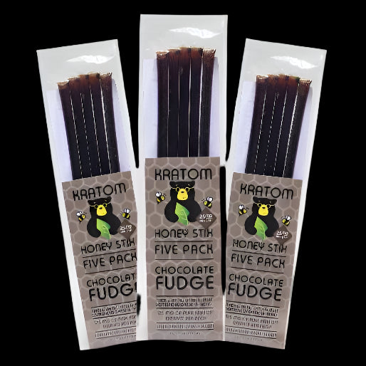 Kratom Honey Stix Chocolate Fudge 25mg 5 pack
