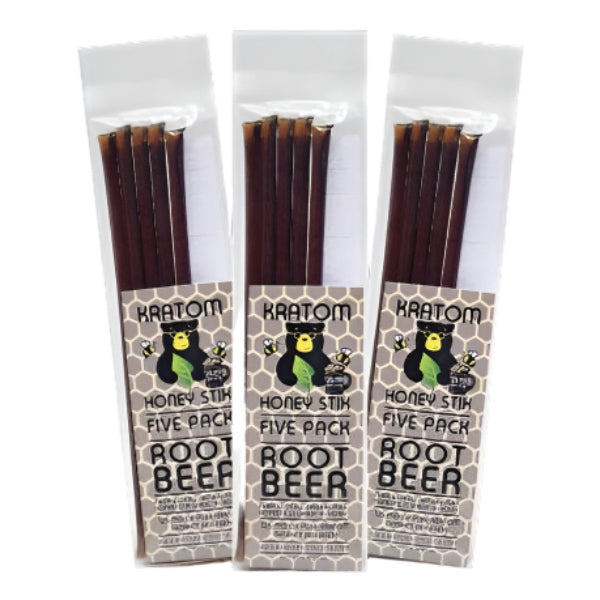 Kratom Honey Stix Root Beer 25mg 5 pack