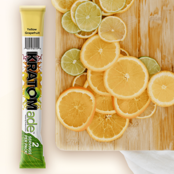 Kratomade Single Yellow Grapefruit