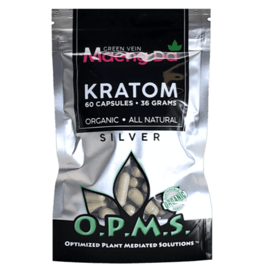 OPMS Silver Green Maeng Da Caps