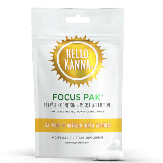 Hello Kanna Focus Pak 6 capsules at NuWave Botanicals