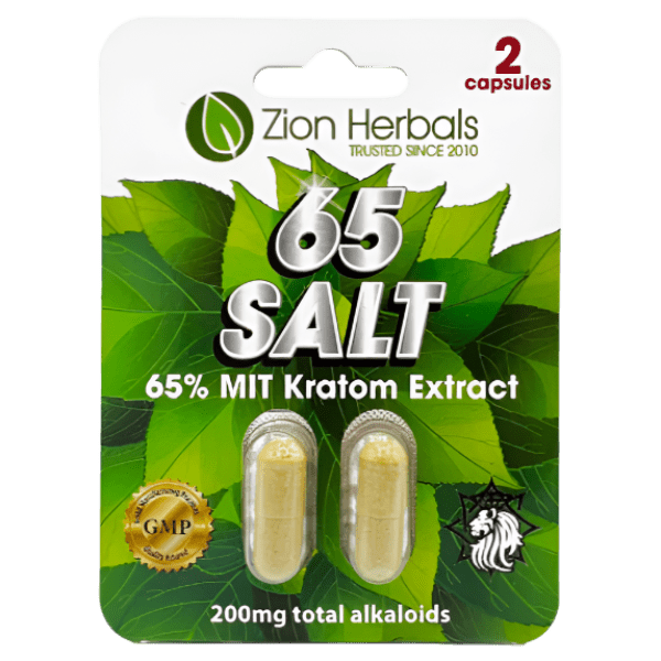 Zion Herbals 65% Mitragynine Salt Extract Kratom