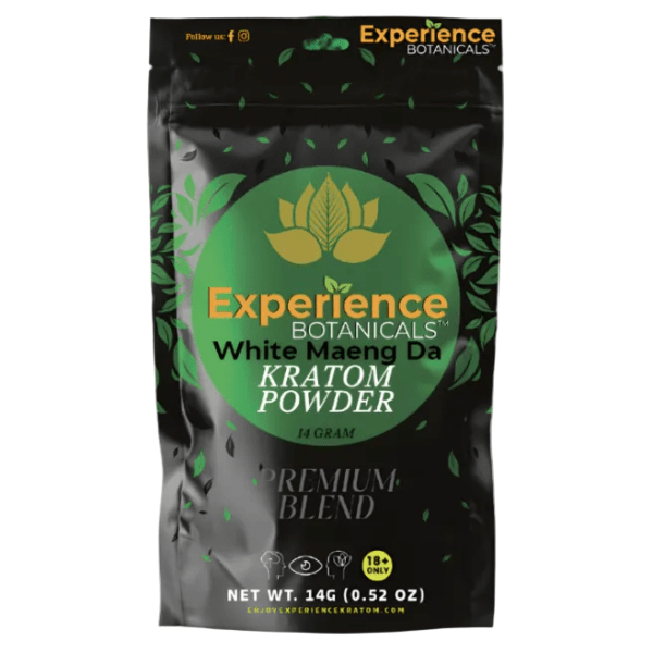 EXP Premium White Vein kratom powder at NuWave Botanicals