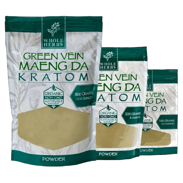 Whole Herbs Green Maeng Da Kratom Powder – NuWave Botanicals