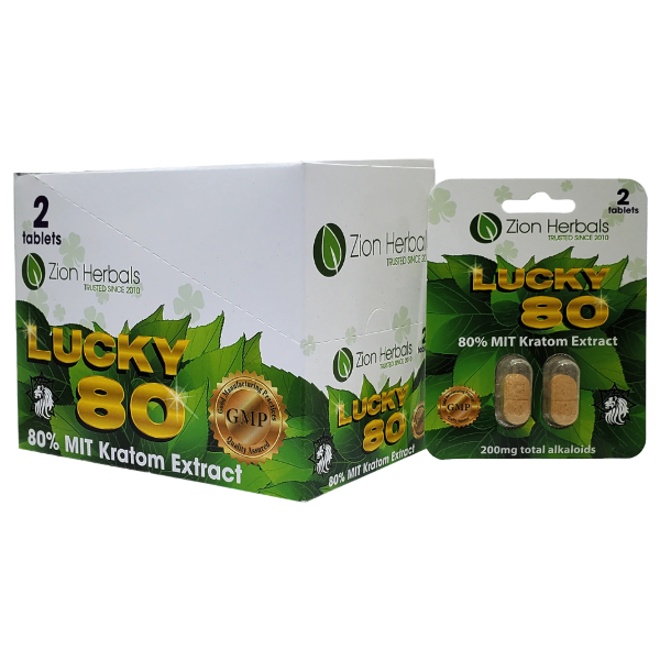 Zion Herbals Lucky 80 Kratom Extract