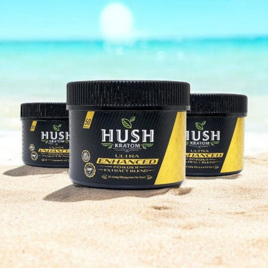 Hush Kratom Ultra Enhanced Powder Extract 50g