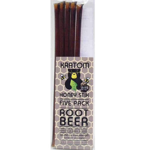 Kratom Honey Stix Root Beer 25mg 5 pack