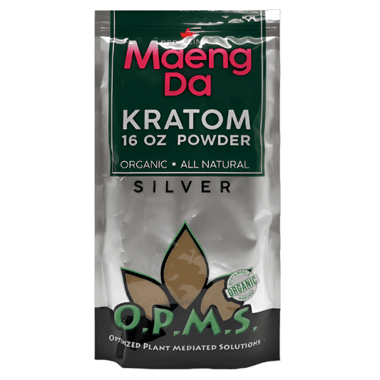 OPMS Silver Red Maeng Da Powder 16 oz ed1