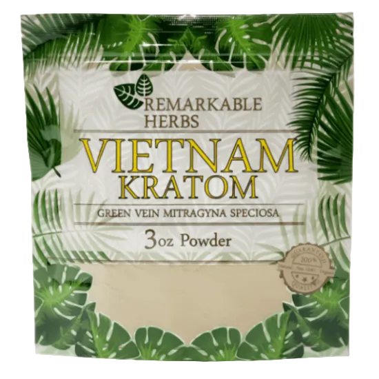 Remarkable herbs VIETNAM KRATOM 3OZ Powder min