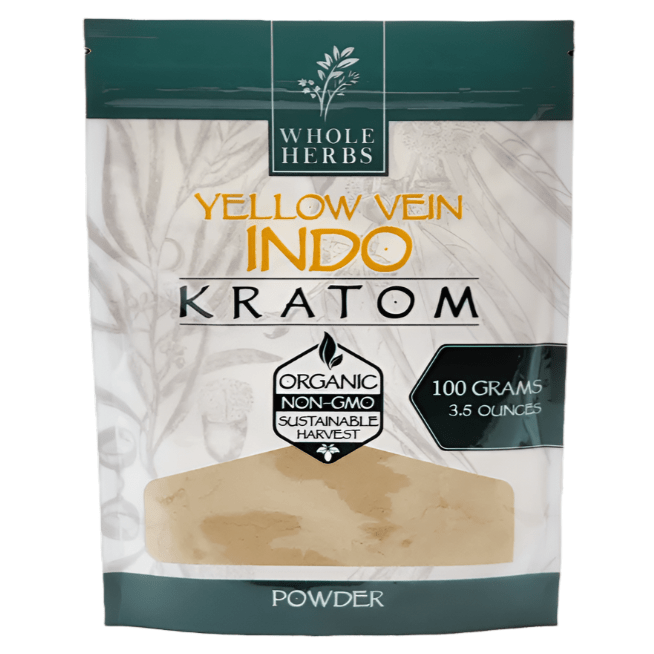 Whole Herbs Yellow Vein Indo Kratom Powder