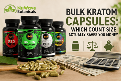 Bulk Kratom Capsules: Which Count Size Actually Saves You Money