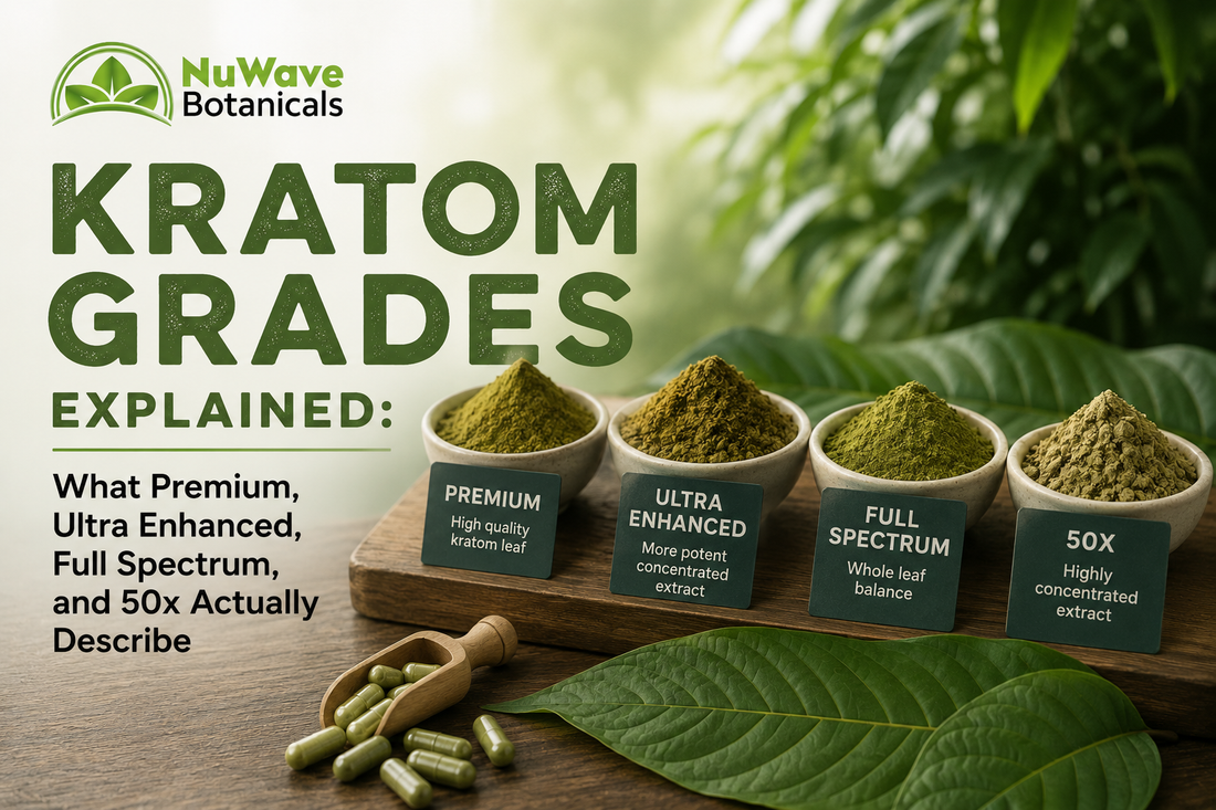 explaining different kratom grades