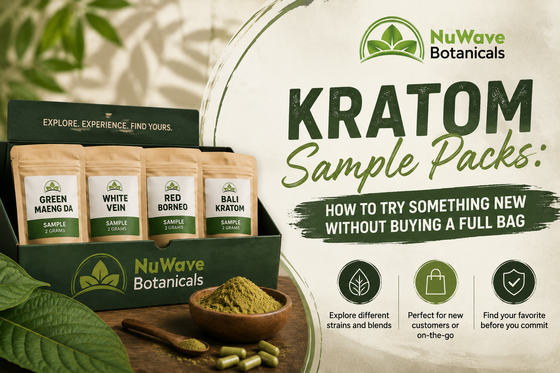 kratom sample packs and how to try them