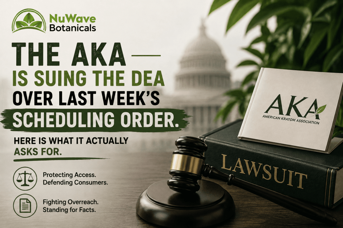 american kratom association sues DEA