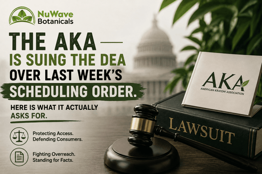 american kratom association sues DEA