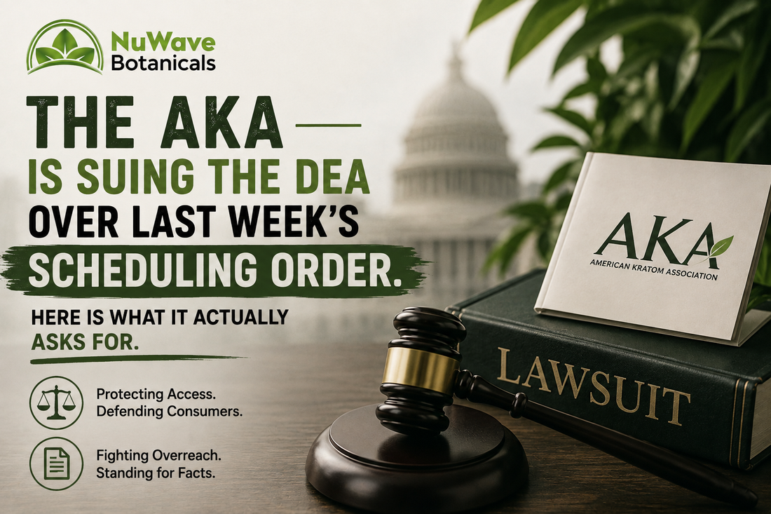 american kratom association sues DEA