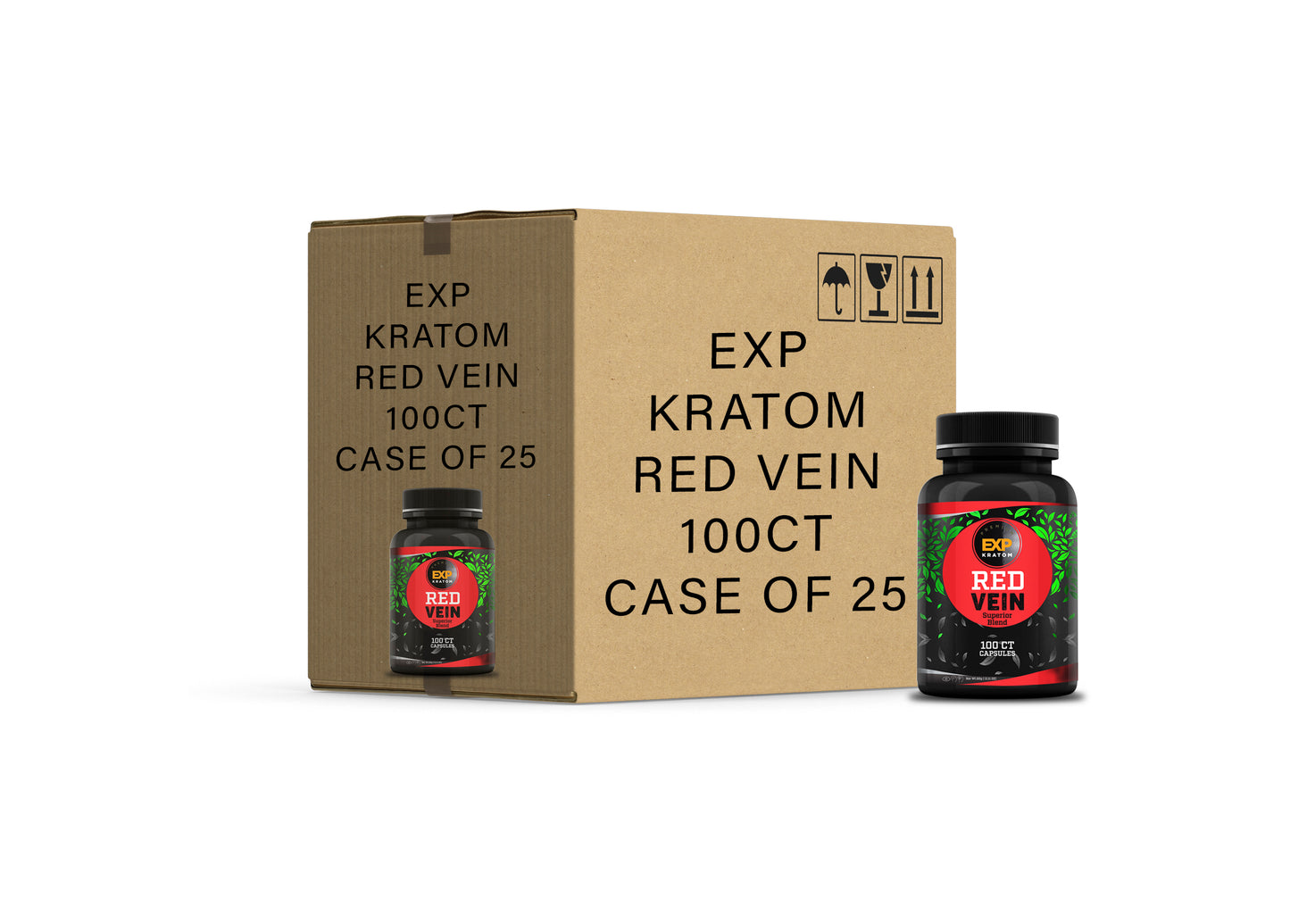 EXP Premium Red Vein Blend Capsules