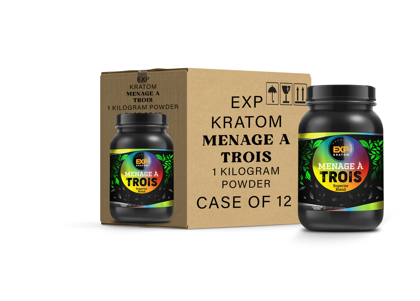 EXP Premium Menage A Trois Powder Jar