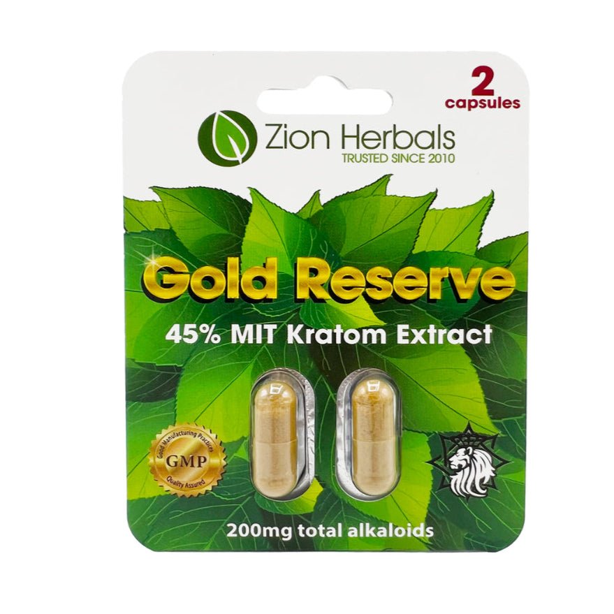 Zion Herbal Gold Reserve label