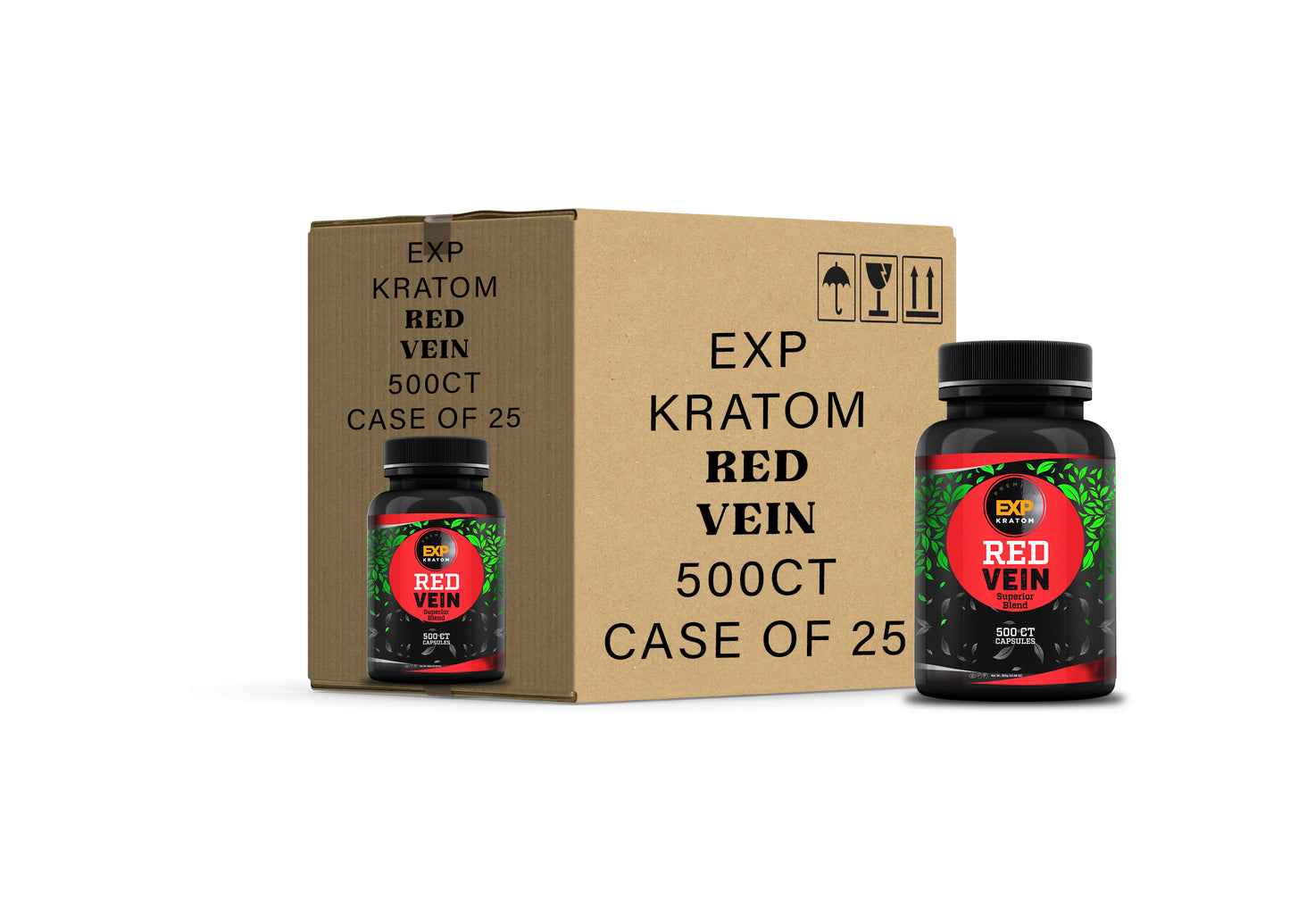 EXP Premium Red Vein Blend Capsules
