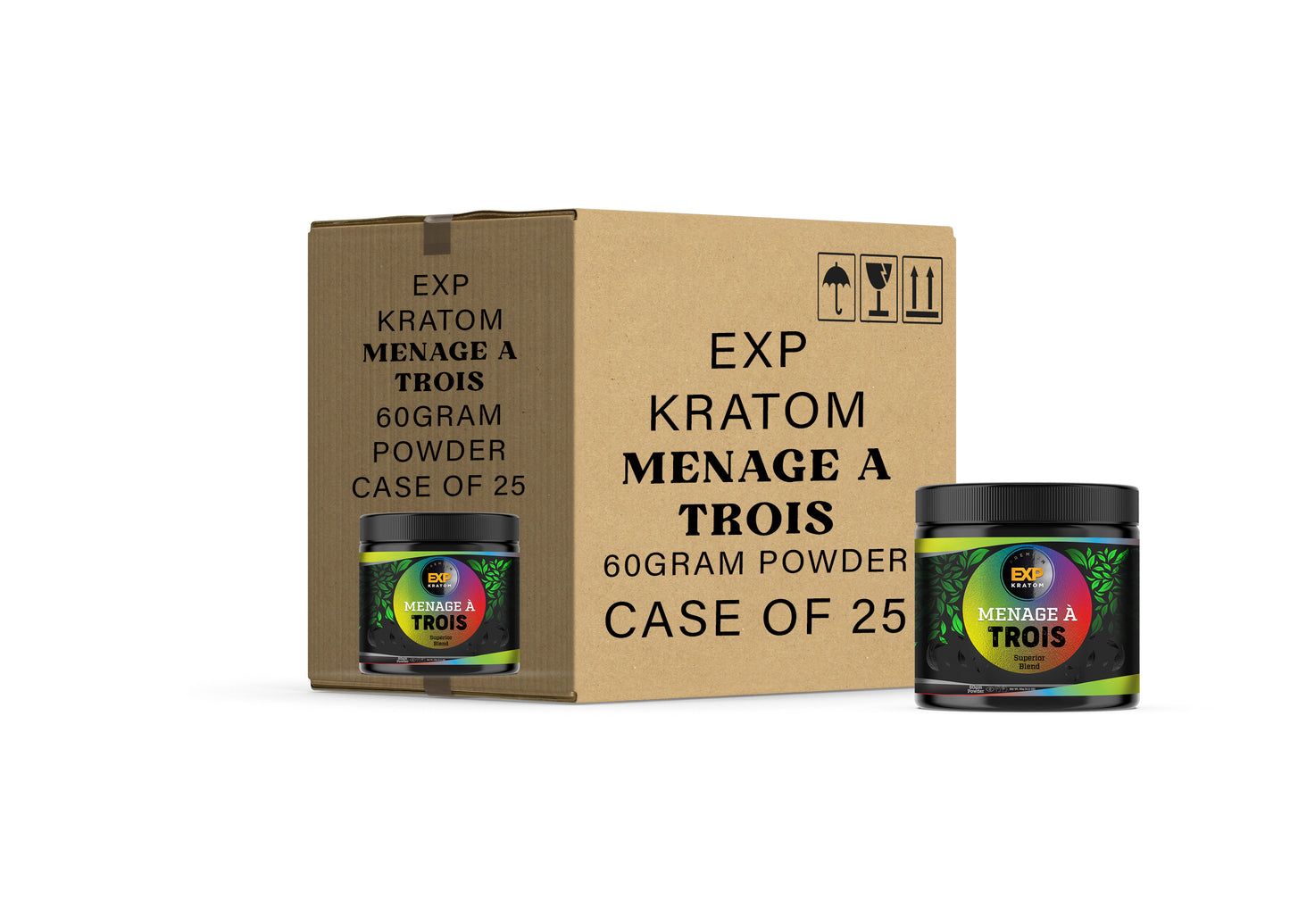 EXP Premium Menage A Trois Powder Jar