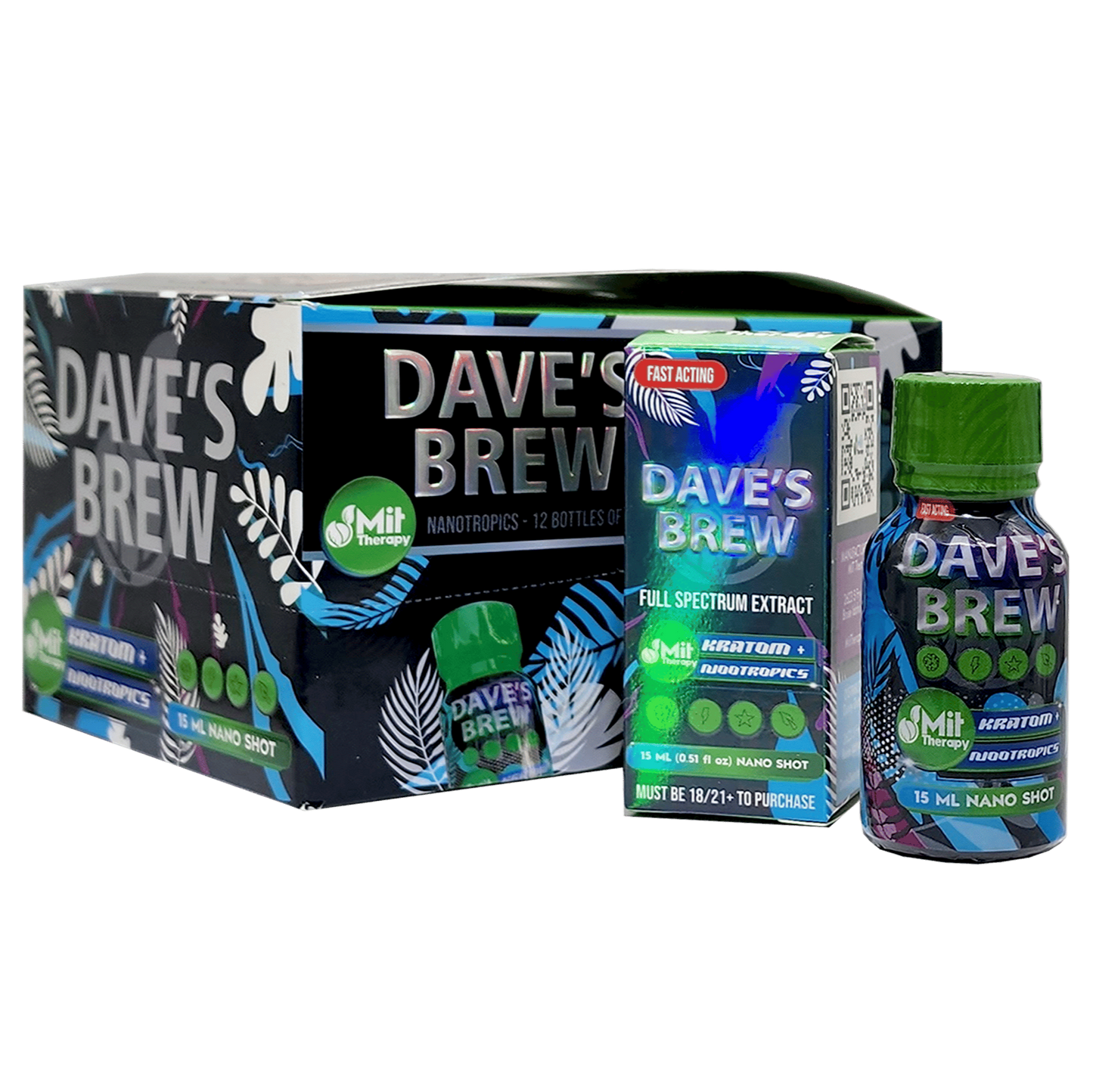 Mit Therapy Nano Daves Brew 15ml Bottle Shot
