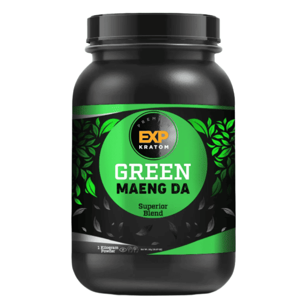 EXP Premium Green Maeng Da Blend Kratom Powder - Lab Tested
