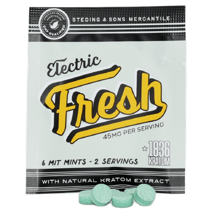 Electric Fresh 45mg MIT Mint – 1836 Kratom | Adults Only