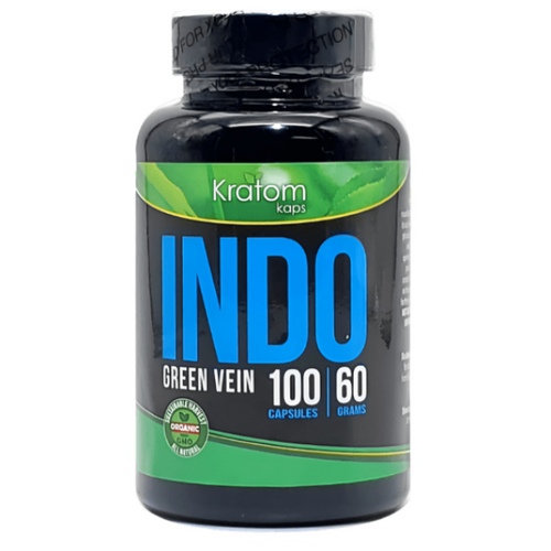Kratom Kaps Indo Capsules-Bottle