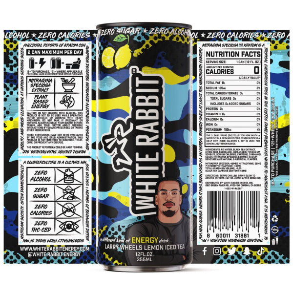 Lemon Ice tea Kratom Seltzer