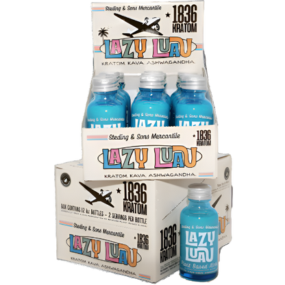 Lazy Luau Kratom Kava Ashwagandha 50mg 15ml