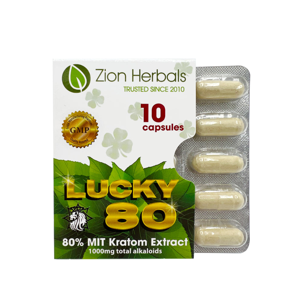 Zion Herbals Lucky 80 Kratom Extract