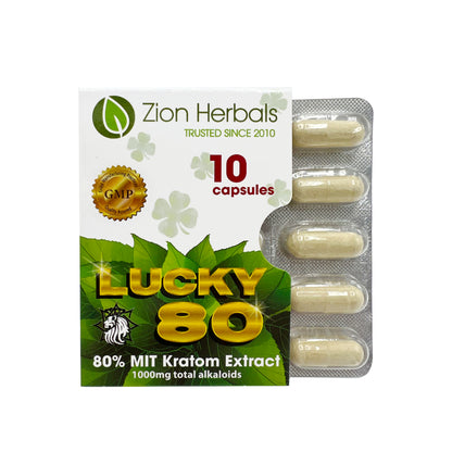 Zion Herbals Lucky 80 Kratom Extract