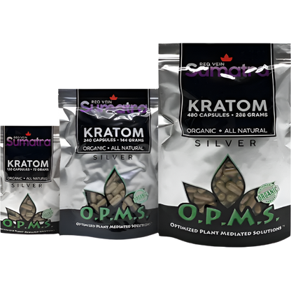 OPMS Silver White Vein Indo Capsules