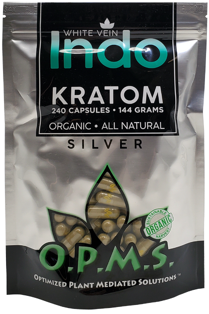 OPMS Silver White Vein Indo Capsules