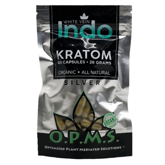OPMS Silver White Vein Indo Capsules