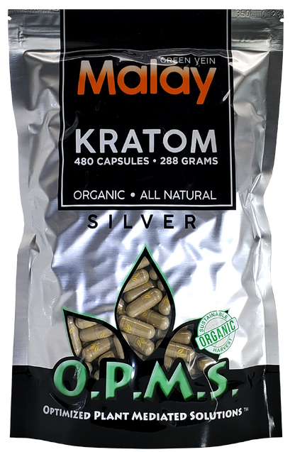 OPMS Silver Green Vein Malay Capsules