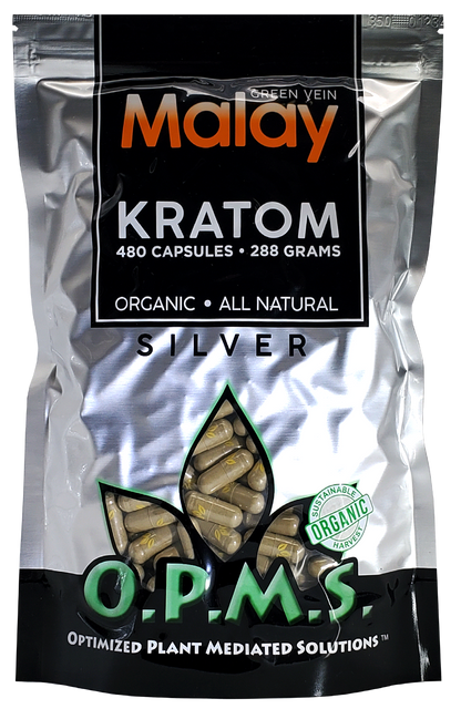 OPMS Silver Green Vein Malay Capsules