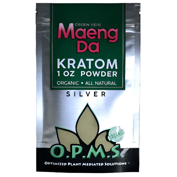OPMS Silver Green Maeng Da Powder