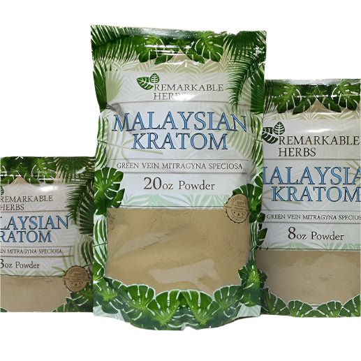 Remarkable Herbs Kratom Malaysian Green Vein Powder