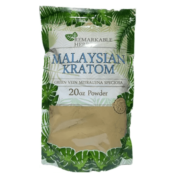 Remarkable Herbs Kratom Malaysian Green Vein Powder