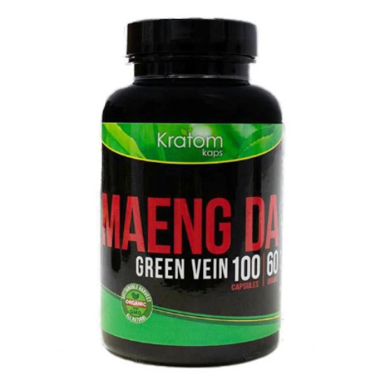 Kratom Kaps Maeng Da Capsules-Bottle