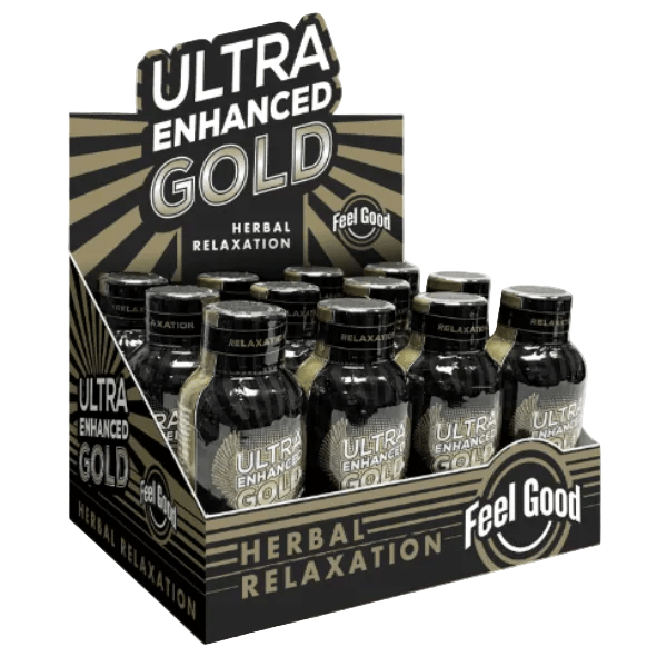 Ultra Enhanced Gold Kratom 2oz shot