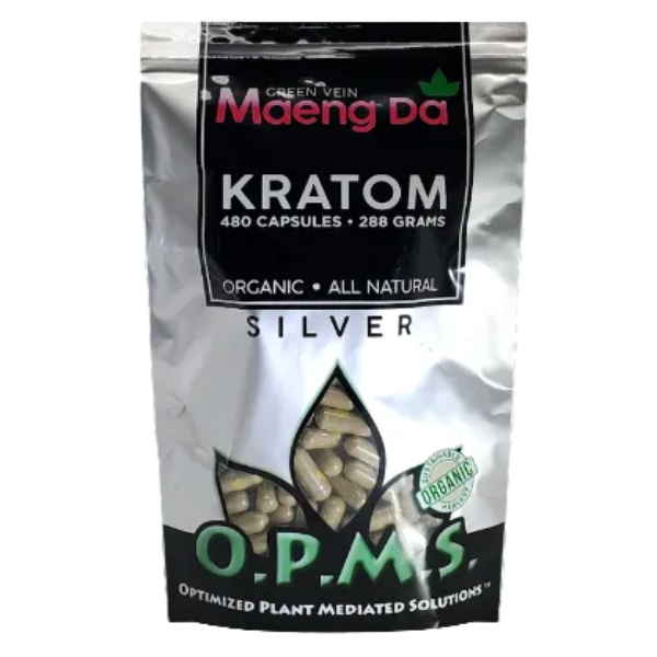 OPMS Silver Green Maeng Da Caps