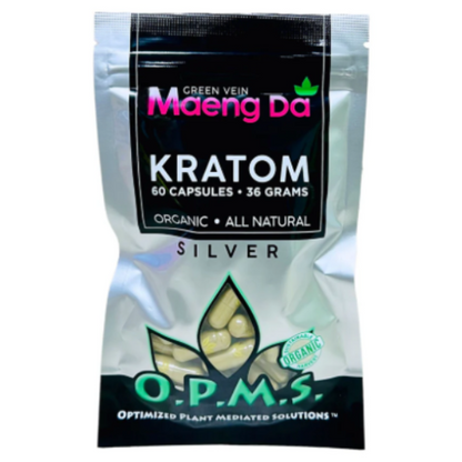 OPMS Silver Green Maeng Da Caps