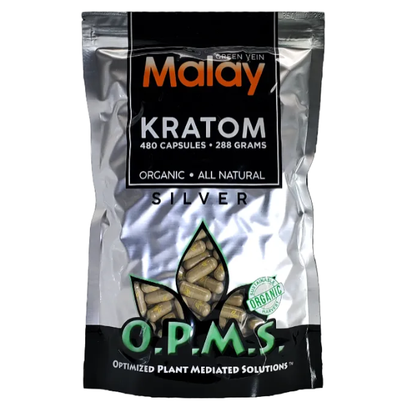 OPMS Silver Green Vein Malay Capsules