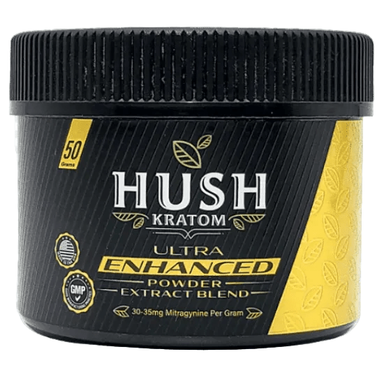 Hush Kratom Ultra Enhanced Powder Extract 50g
